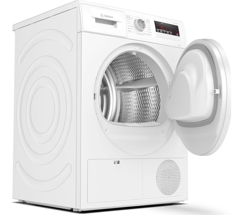 BOSCH Serie 4 WTN83201GB 8 kg Condenser Tumble Dryer - White, White