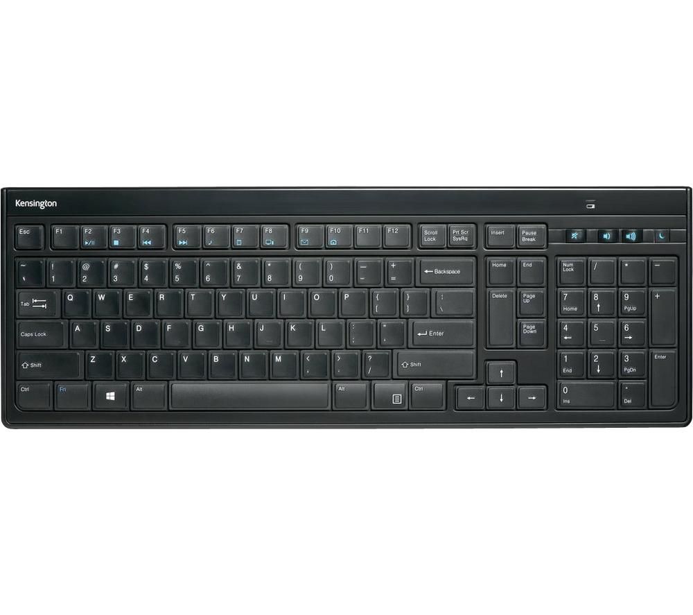 KENSINGTON Advance Fit Slim Wireless Keyboard, Black