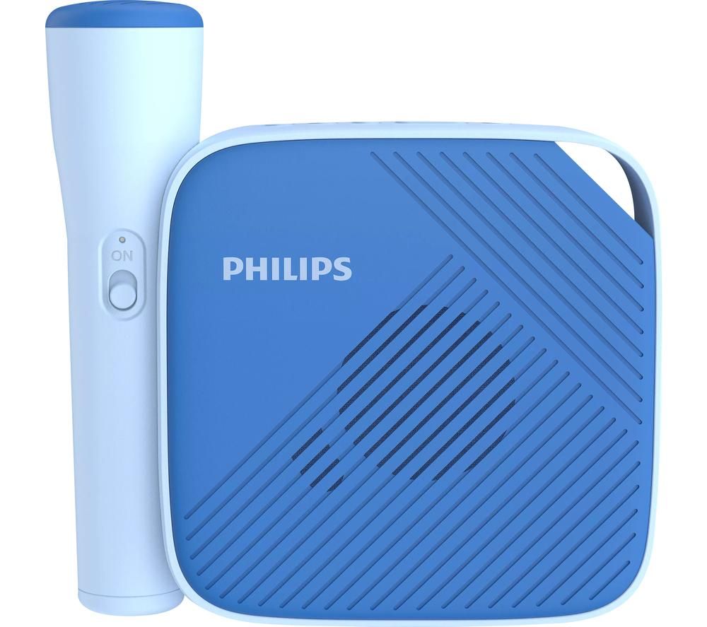 PHILIPS TAS4405N/00 Portable Bluetooth Speaker & Microphone - Blue, Blue