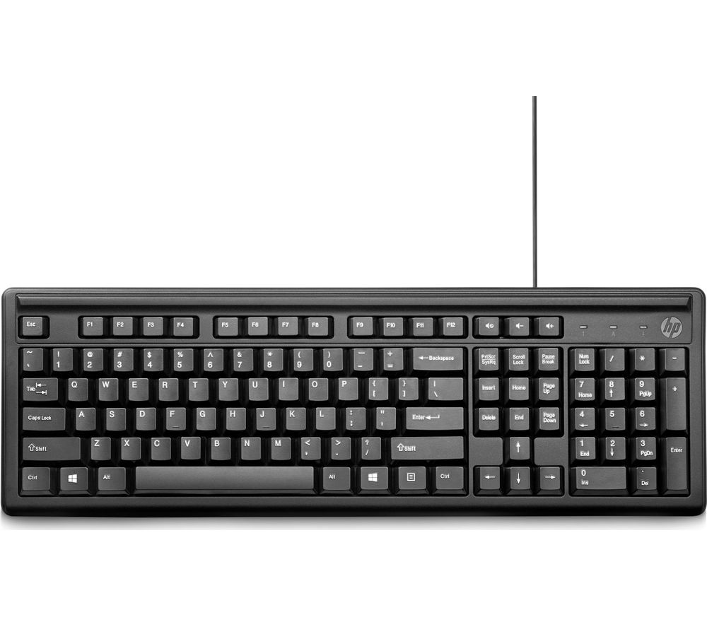 HP K100 Keyboard, Black