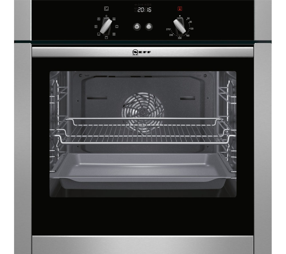 NEFF SB44M42N5GB Slide & Hide Electric Oven - Stainless Steel, Stainless Steel