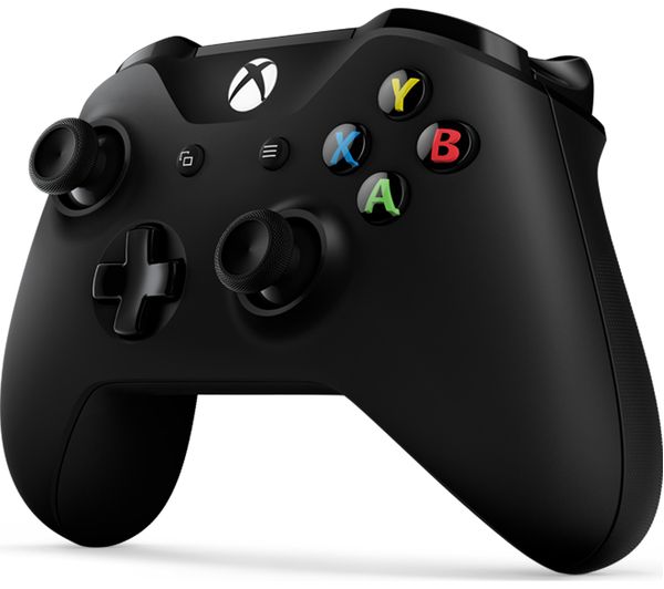 MICROSOFT Xbox One Wireless Gamepad - Black, Black