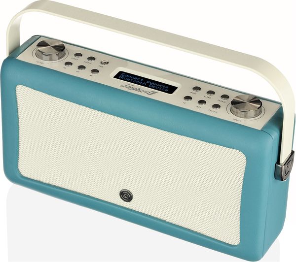 VQ Hepburn Mk II Portable DAB+/FM Bluetooth Clock Radio - Teal, Teal