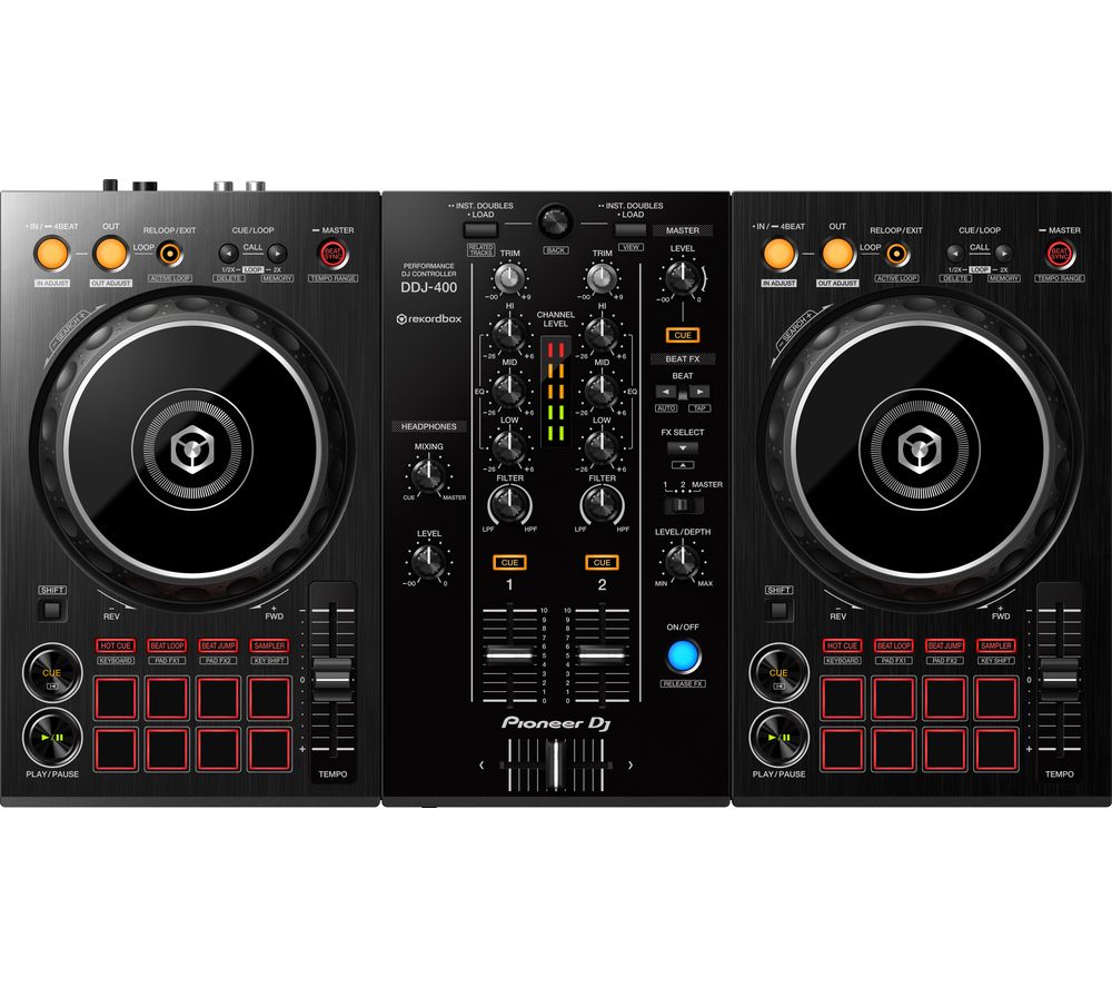 PIONEER DDJ-400 2-channel DJ Controller - Black, Black