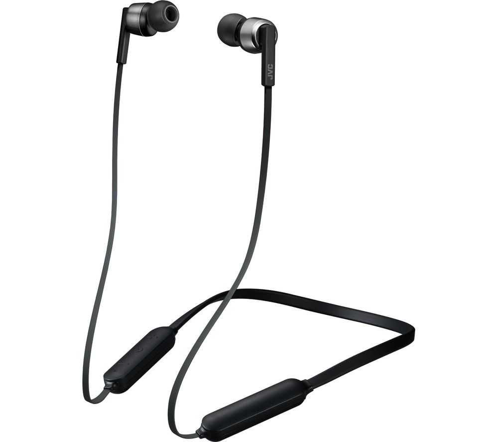 JVC HA-FX45BT-BE Wireless Bluetooth Earphones - Black, Black