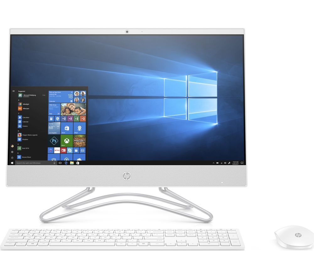 22-c0046na 21.5" Intel®? Core™? i3 All-in-One PC - 1 TB HDD, White, White