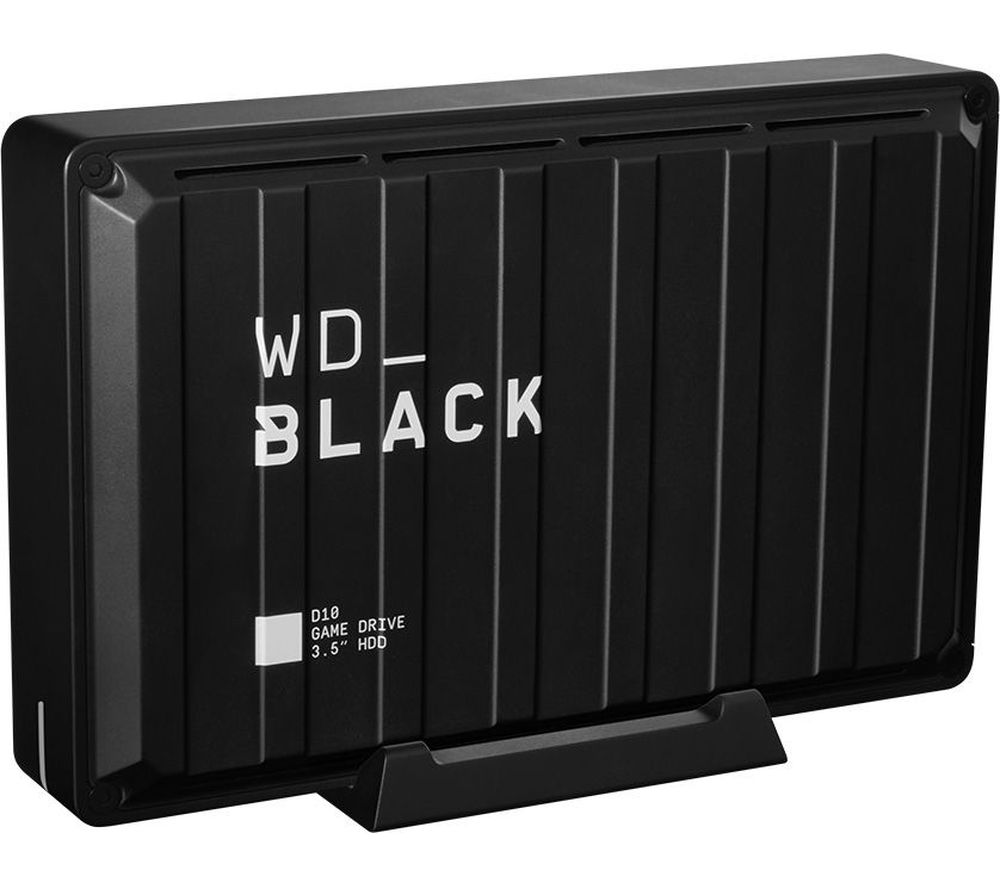 WD _BLACK D10 External Game Drive - 8 TB, Black, Black