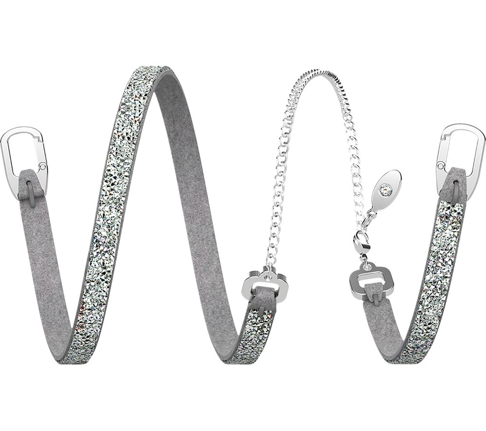 BELLABEAT Swarovski Leaf Crystal Bracelet - Silver, Silver