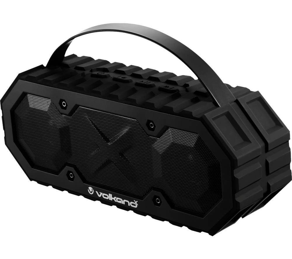 VOLKANO Typhoon Series Portable Bluetooth Speaker - Black, Black
