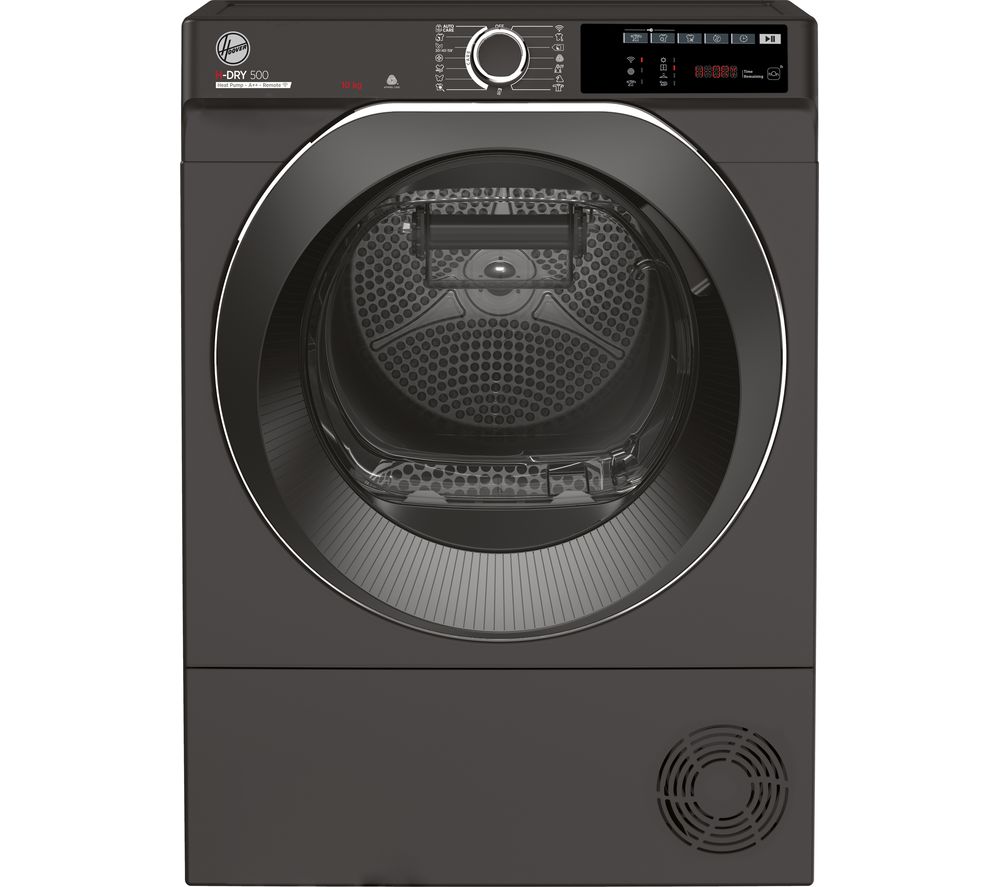 HOOVER H-Dry 500 ND H10A2TCBER WiFi-enabled 10 kg Heat Pump Tumble Dryer  Graphite, Graphite