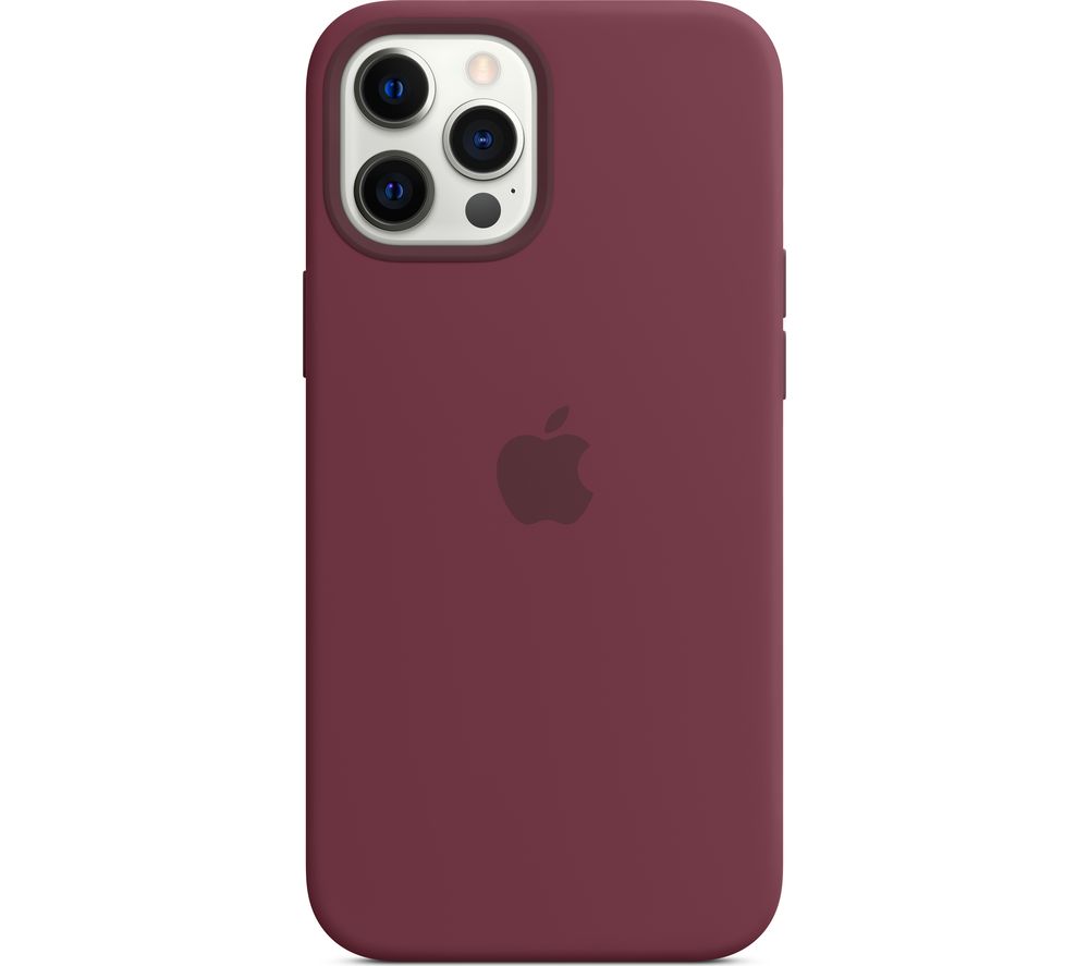 APPLE iPhone 12 Pro Max Silicone Case with MagSafe - Plum, Plum
