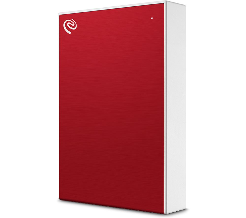 SEAGATE One Touch Portable Hard Drive - 5 TB, Red, Red
