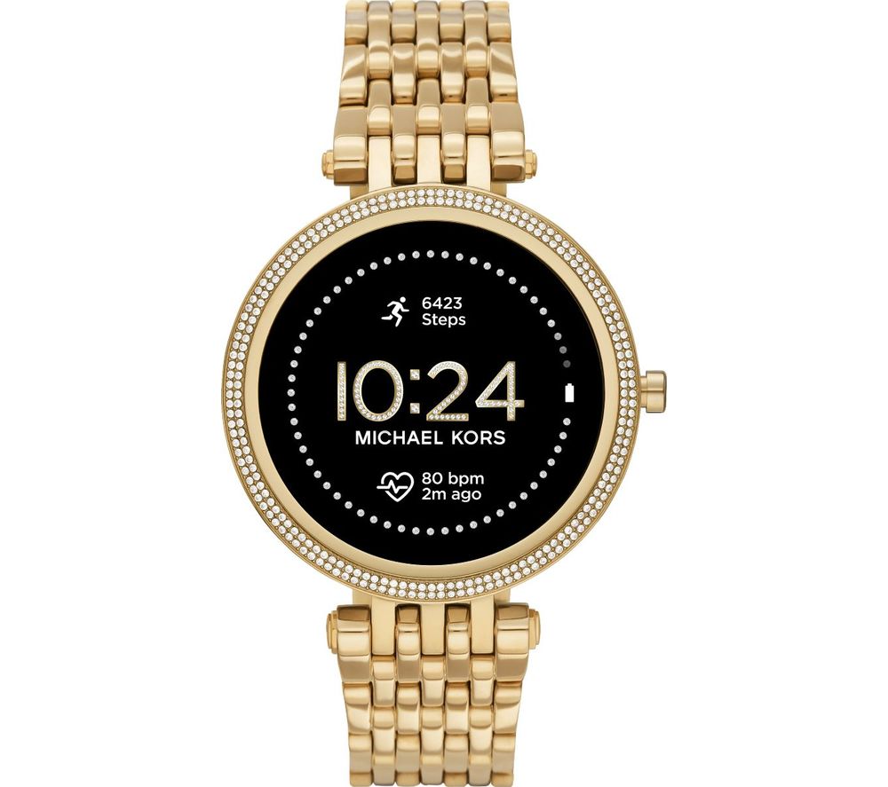 MICHAEL KORS Darci Gen 5E MKT5127 Smartwatch - Gold, Mesh Strap, Gold