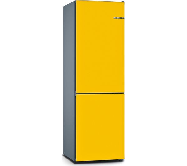 BOSCH Serie 4 Vario Style KGN36IJ3AG 60/40 Fridge Freezer - Sunflower