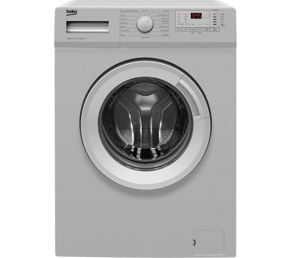 BEKO WTG641M1S 6 kg 1400 Spin Washing Machine - Silver, Silver