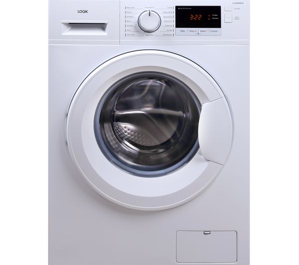 Logik L1016WM18 10 kg 1600 Spin Washing Machine - White, White