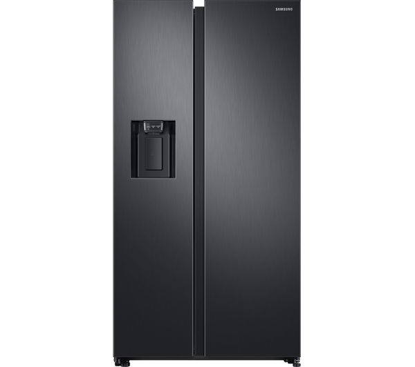 SAMSUNG RS8000 RS68N8340B1/EU American-Style Fridge Freezer - Black Steel, Black