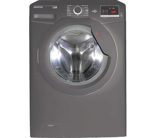 Hoover Link DHL 1682D3R NFC 8 kg 1600 Spin Washing Machine - Graphite, Graphite