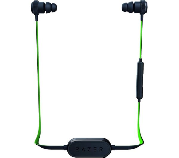 RAZER Hammerhead Wireless Gaming Headset - Green & Black, Green