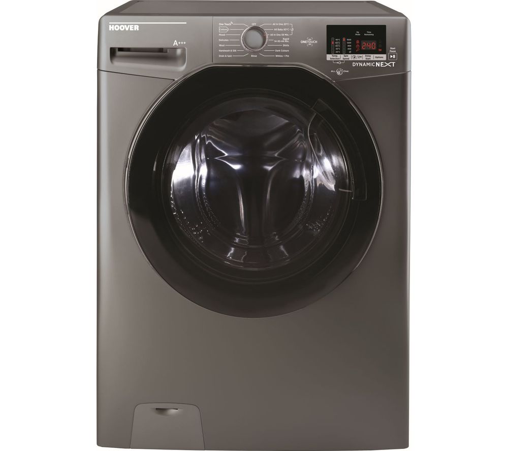 HOOVER Dynamic DXOC610AG3 NFC 10 kg 1600 Spin Washing Machine - Graphite, Graphite