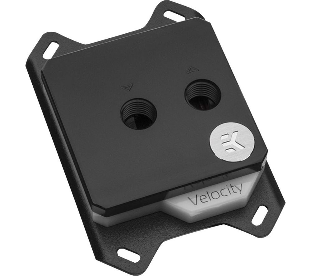 EK COOLING EK-Velocity D-RGB AMD CPU Water Block - Nickel & Acetal, Black