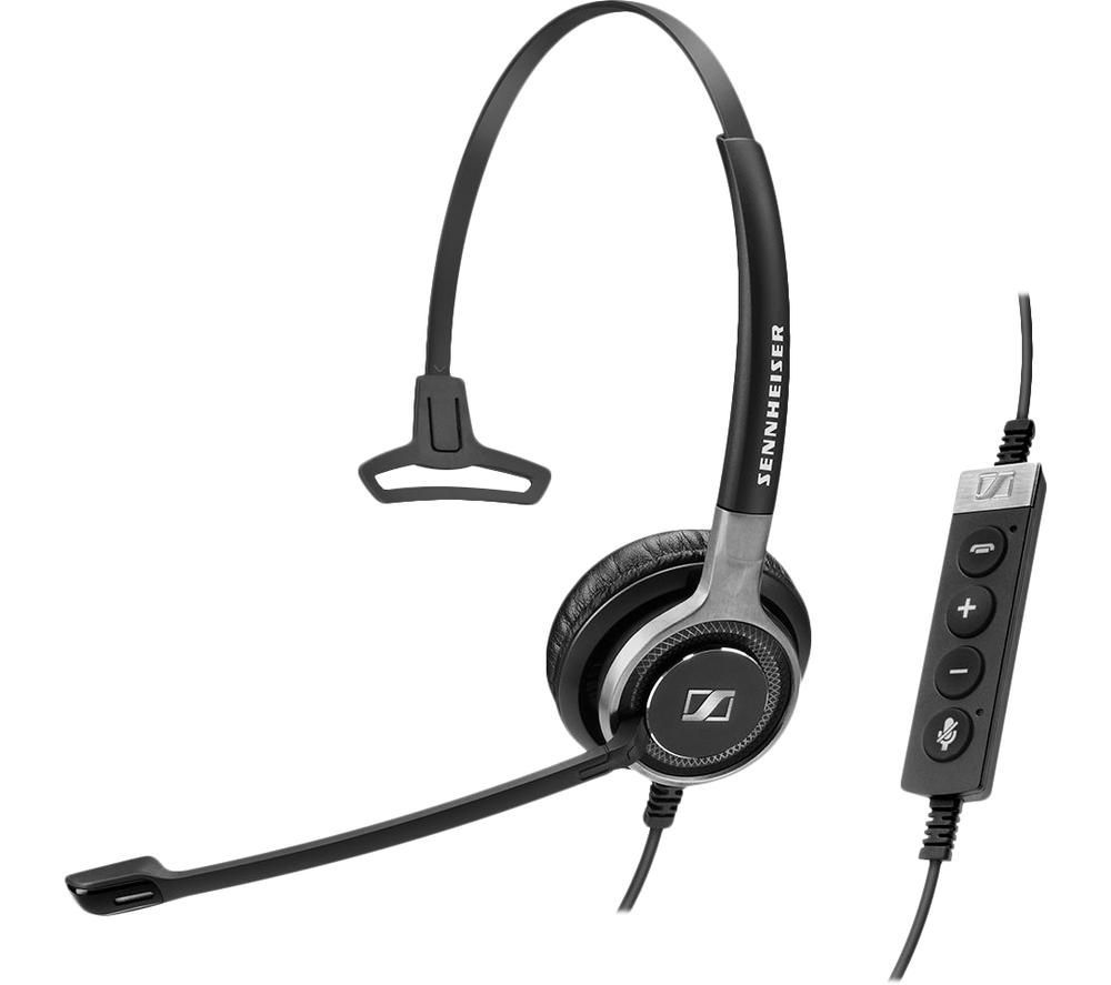 SENNHEISER Century SC 630 USB ML Headset - Black & Silver, Black