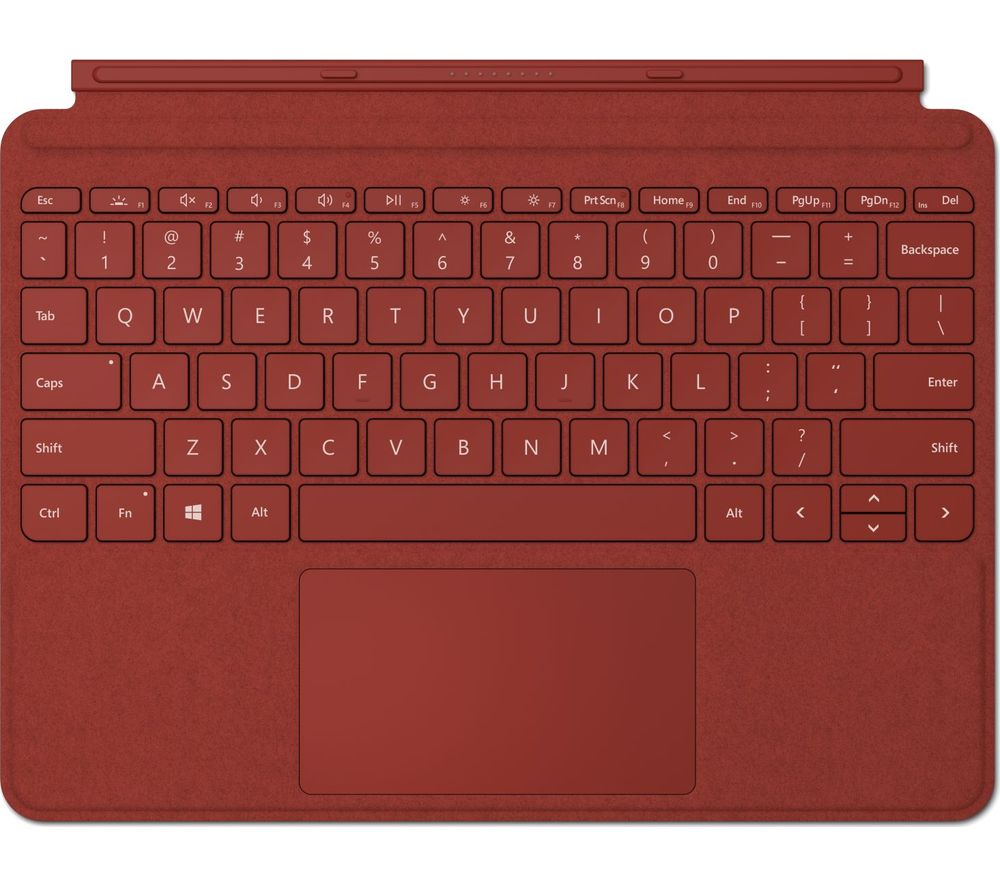 MICROSOFT Surface Go 2 Typecover - Poppy Red, Red