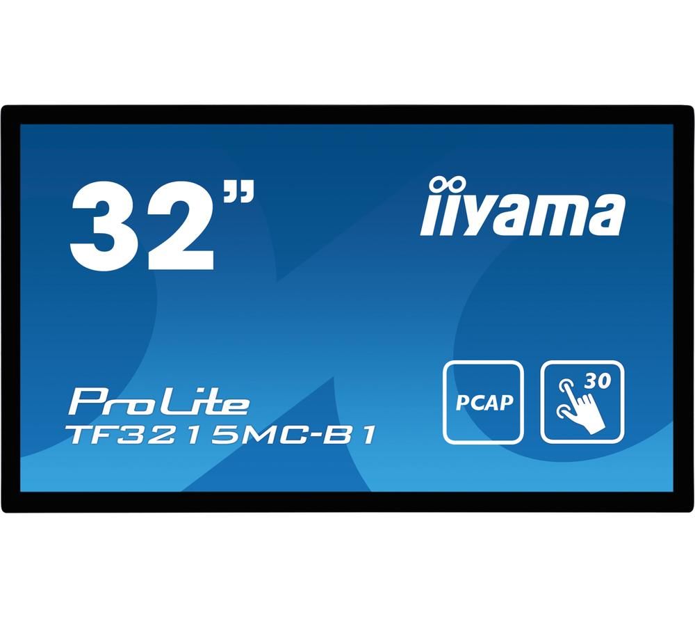 IIYAMA ProLite TF3215MC-B1 Full HD 32" LCD Touchscreen Monitor - Black, Black