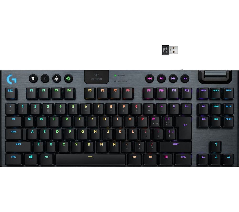 LOGITECH G915 TKL LIGHTSPEED RGB Wireless Mechanical Gaming Keyboard - Tactile