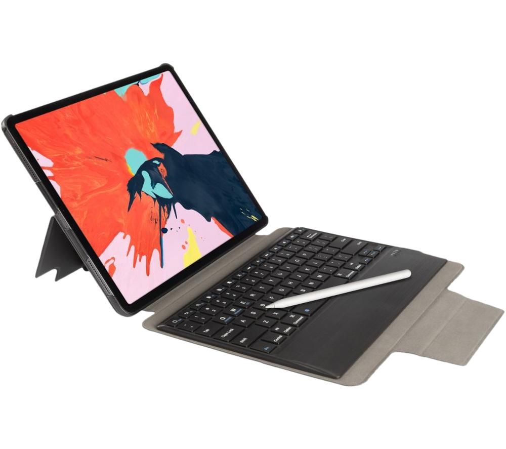 GECKO COVERS V10T76C1 iPad Pro 12.9" Keyboard Folio Case - Black, Black