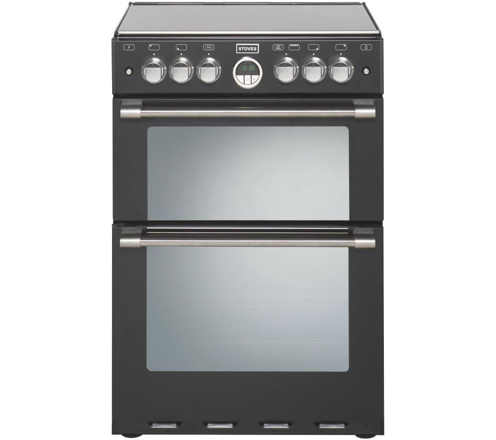 STOVES Sterling 600G Gas Cooker - Black, Black