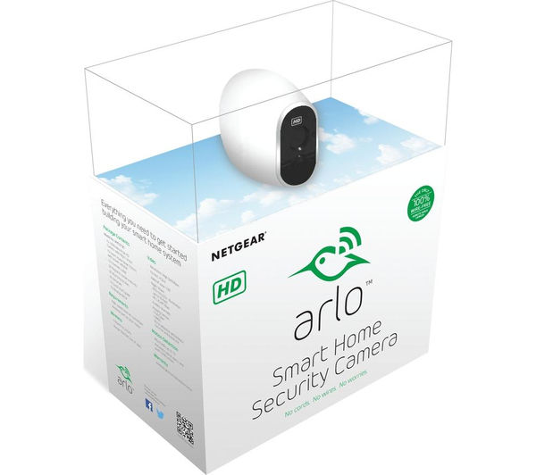 NETGEAR Arlo VMS3130 Smart Home Security Camera Kit, White