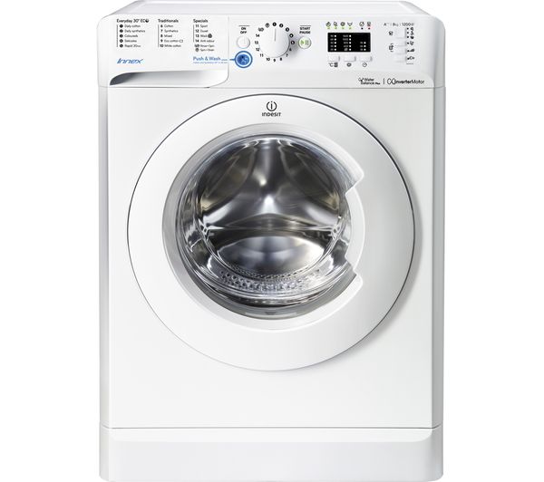 INDESIT BWA 81283X W 8 kg 1200 Spin Washing Machine - White, White