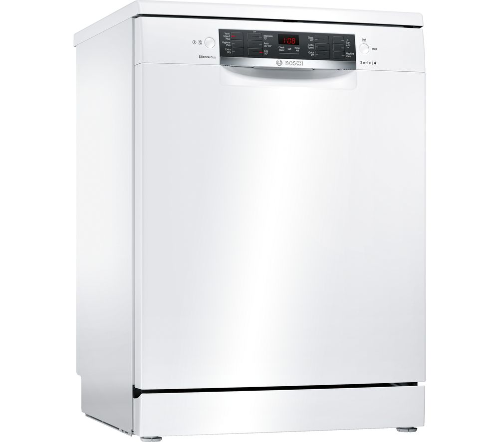 BOSCH Serie 4 SMS46IW01G Full-size Dishwasher - White, White