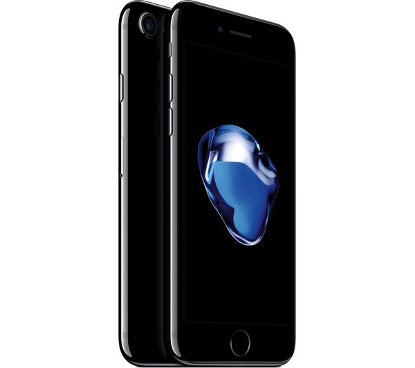 APPLE iPhone 7 - Jet Black, 32 GB, Black