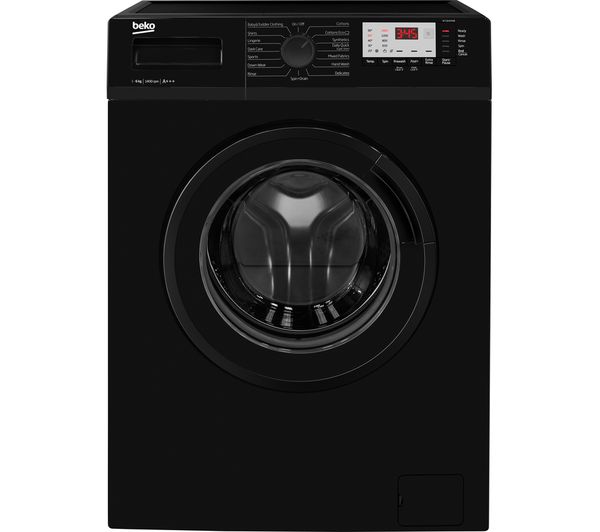 BEKO WTG641M1B 6 kg 1400 Spin Washing Machine - Black, Black