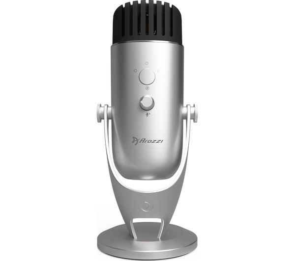 AROZZI Colonna Microphone - Silver, Silver