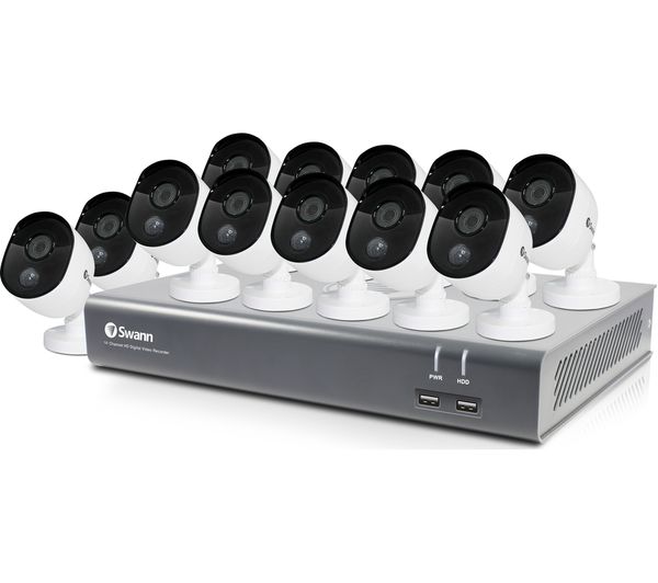 SWANN SODVK-1645812 Security System - 16 Channel, 12 Cameras