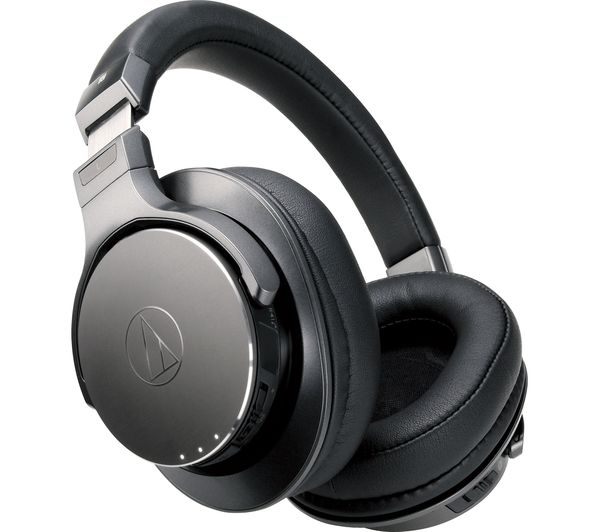 AUDIO TECHNICA ATH-DSR7BT Wireless Bluetooth Headphones - Black, Black