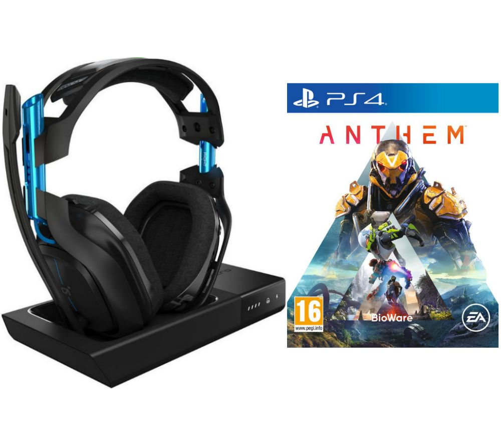ASTRO A50 Wireless 7.1 Gaming Headset, Base Station & Anthem Bundle - PS4