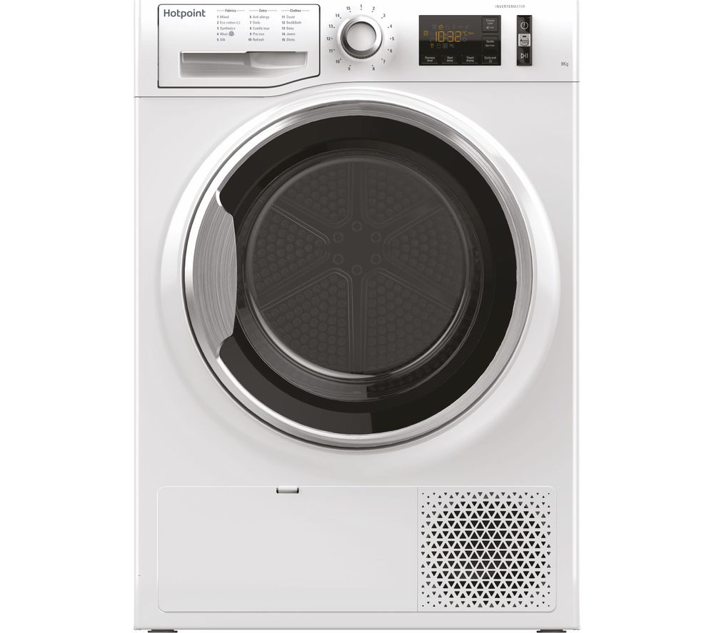 HOTPOINT ActiveCare NT M11 82XB UK 8 kg Heat Pump Tumble Dryer - White, White