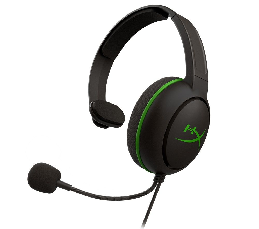 HYPERX CloudX Chat Gaming Headset - Black & Green, Black
