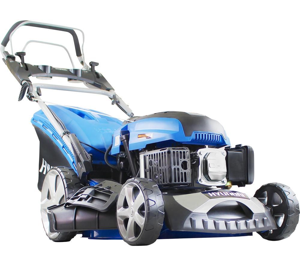 HYUNDAI HYM460SPE Cordless Rotary Lawn Mower - Blue, Blue