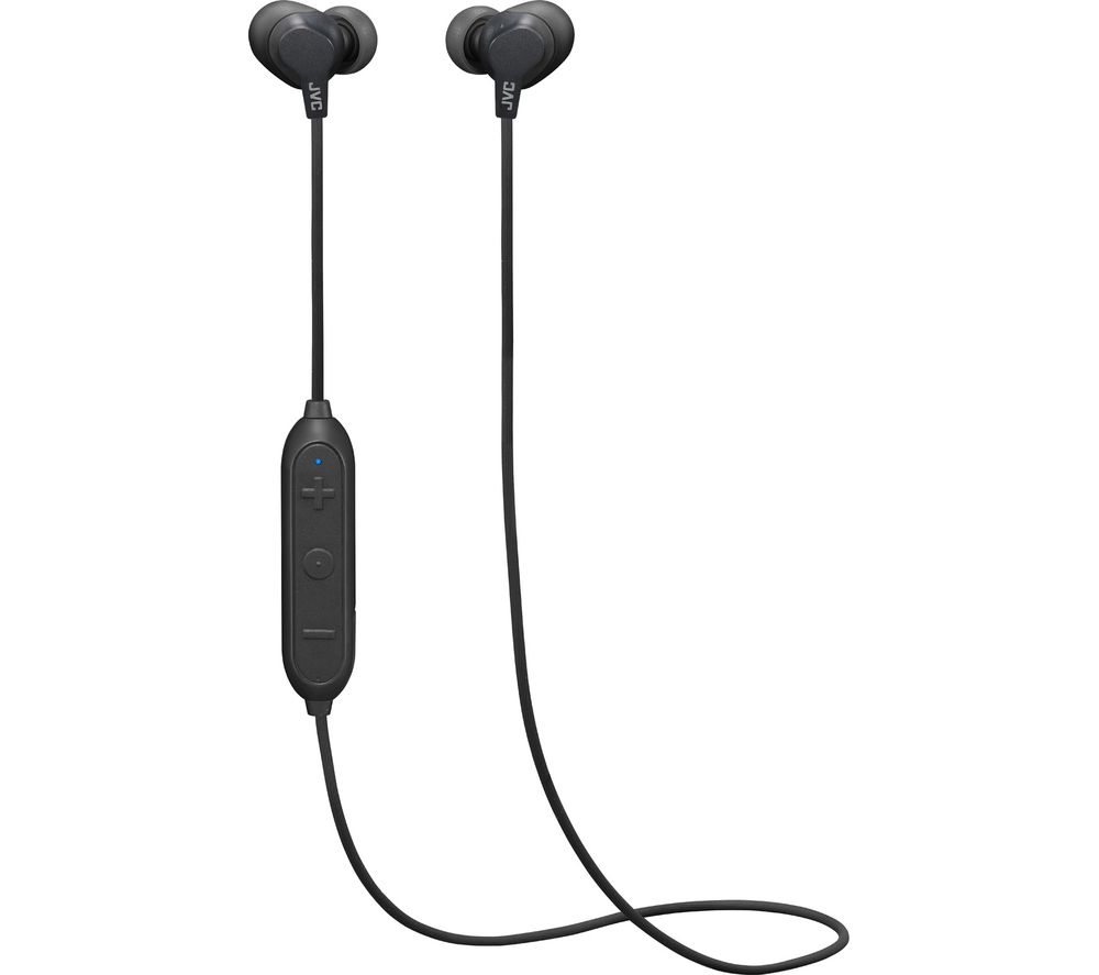 JVC Air Cushion HA-FX22W-B-U Wireless Bluetooth Earphones - Black, Black