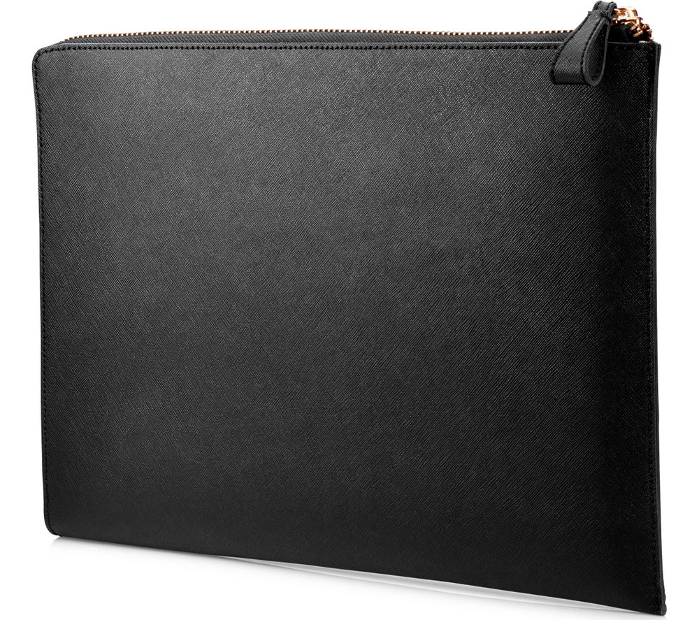 HP Spectre 13.3" Leather Laptop Sleeve - Black, Black