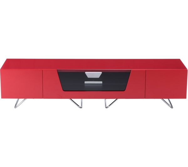 ALPHASON Chromium 2 1600 TV Stand - Red, Red