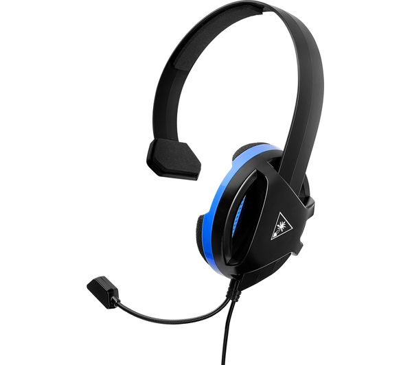TURTLE BEACH Recon Chat Gaming Headset - Black & Blue, Black