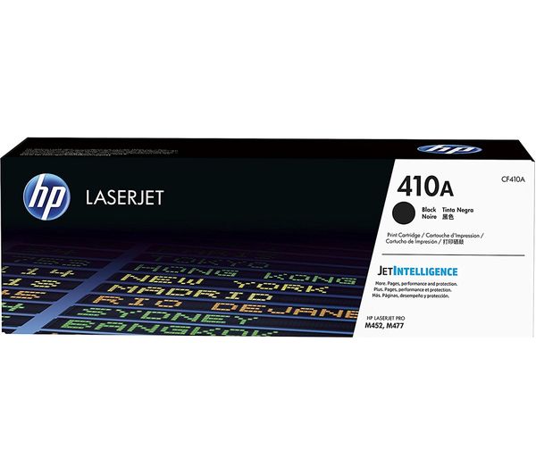 HP 410A Original LaserJet Black Toner Cartridge, Black