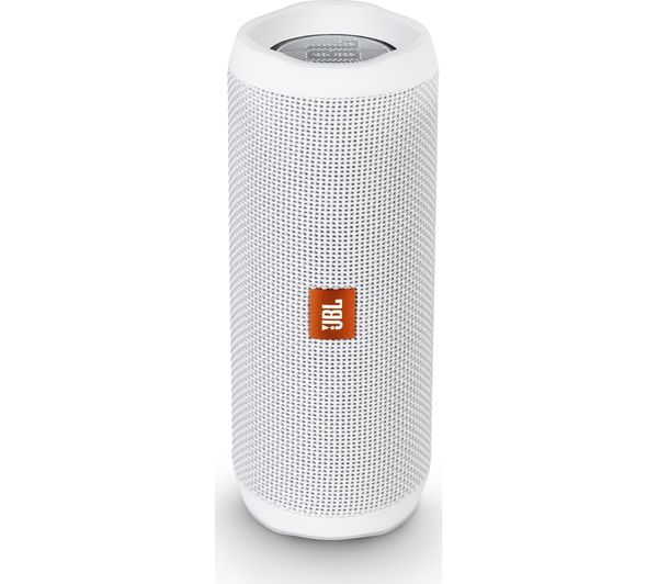 JBL Flip 4 Portable Bluetooth Wireless Speaker - White, White