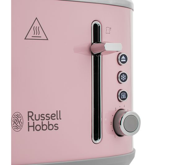 R HOBBS Bubble 24412 4-Slice Toaster - Pink, Pink, Currys Price Tracker